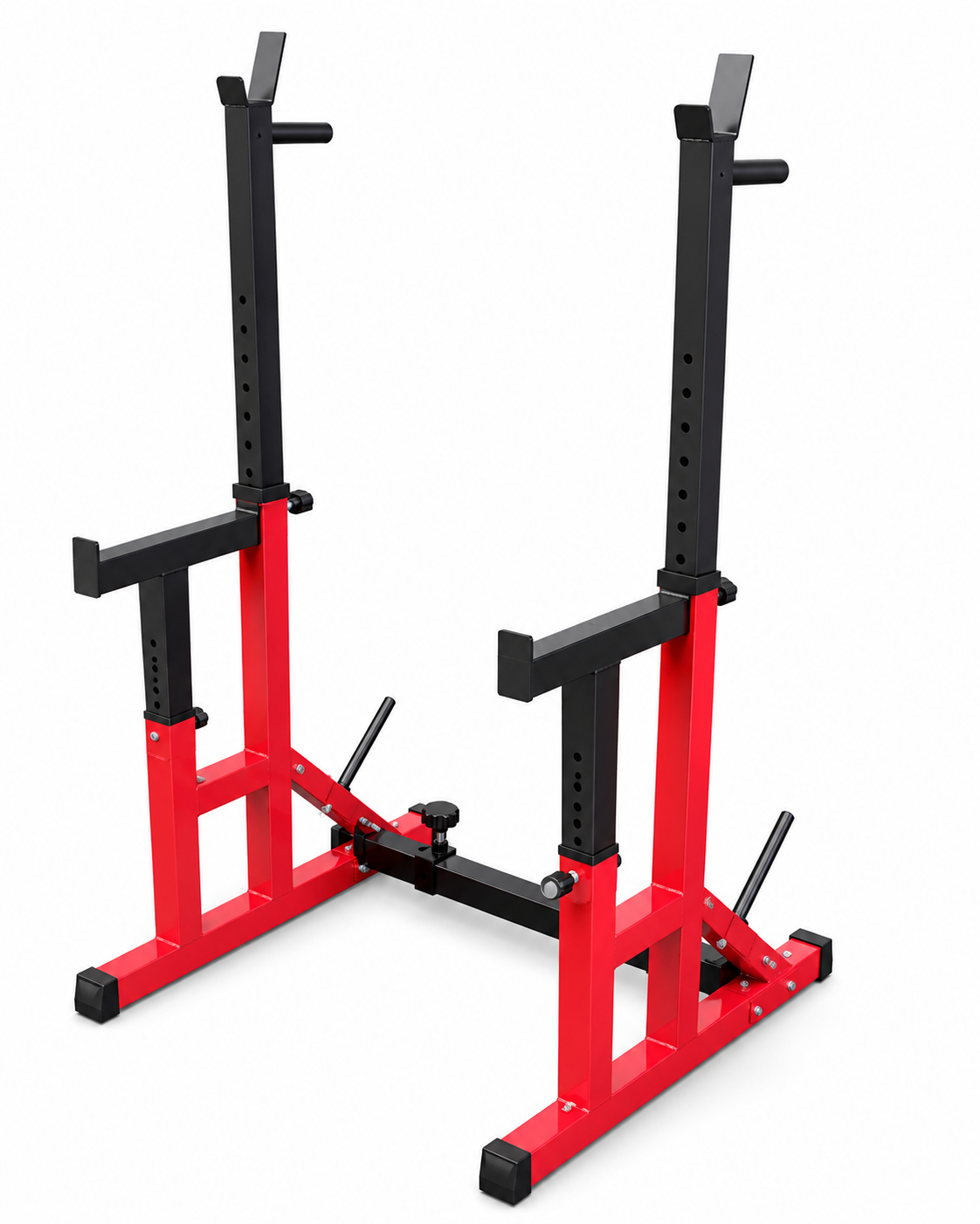 Rack ajustable para sentadillas y press,