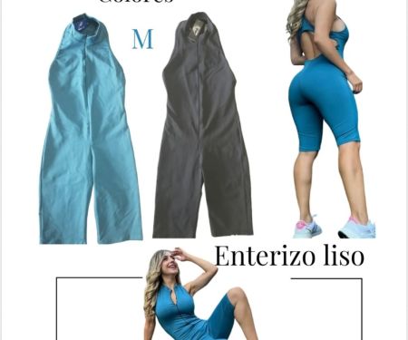 Enterizo liso corto Under Fit